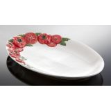 (03) gro&szlig;e ovale Tomatenplatte "Rosso" 40x26