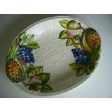 (06) gro&szlig;e ovale Obstschale 48x37
