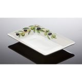 (29) rechteckige Oliven Servierschale "elite" 31,5x21