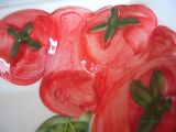 (210)  gro&szlig;e Tomaten Servierschale "elite" 46x29
