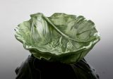 (01) Salat Beistellschale in Blattform 20,5x18,5