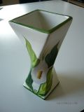 (09) Blumenvase gedreht 18,5x8,5