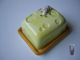 (15) Butterdose mit Maus "Formaggio" f&uuml;r 125gr. Butter 11,5x7,5