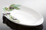(08) ovale Olivenplatte "Oliva" 31x19,5