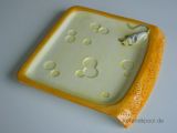 (17) quadratische K&auml;seplatte Formaggio 21x21