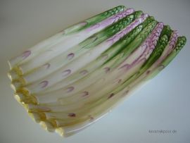 Klicken um zu vergrößern (03) tiefe Spargel Servierplatte 32x20x6
