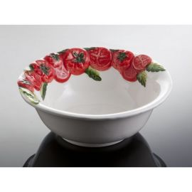 Klicken um zu vergrößern (04) runde Tomaten Beistellschüssel "Rosso" 17,5x6