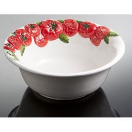 Klicken um zu vergrößern (05) runde Tomatenschüssel "Rosso" 26x9,5