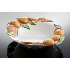 Klicken um zu vergrößern (03) große Orangen Obstschale 34,5x10