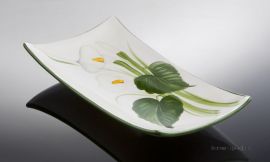 Klicken um zu vergrößern (05) große rechteckige Calla Servierschale 40x20