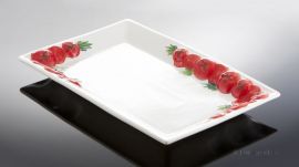 (210)  gro&szlig;e Tomaten Servierschale "elite" 46x29