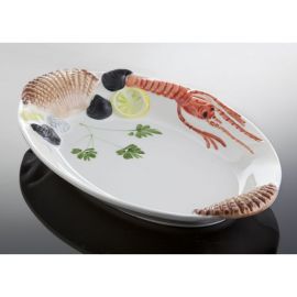 Klicken um zu vergrößern (14) Fischteller- Platte 32x20