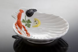 Klicken um zu vergrößern (07) La Conchiglia, kleine Muschel Beistellschale 22x18