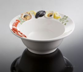 Klicken um zu vergrößern (05) Fisch Servierschüssel 26x10