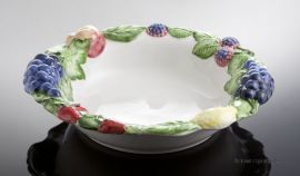 Klicken um zu vergrößern (04) große runde Obstschale 36x9