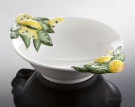 (17) runde Zitronenschale "Limoni" 20x6