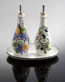 (25) Essig & &Ouml;l Set mit Menage "Classico" 0,5l