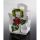 (08) kleine Anthurien Blumenvase in Form einer Tasche 14,5x9,5