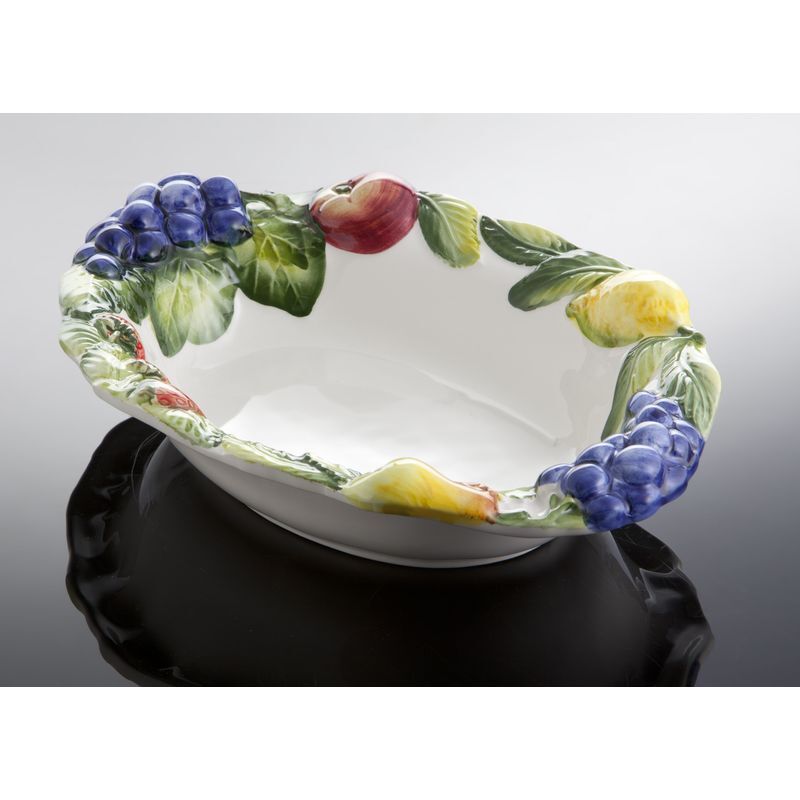 (02) ovale Obstschale 33x25, 20,00 €