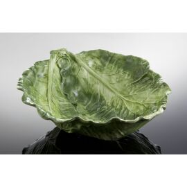 (01B) Salat Schale in Blattform 32x30
