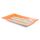 (03A) Streifen Servierplatte 36x21x3 Orange