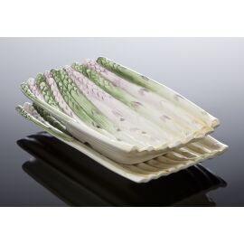 rechteckige Spargel Platte 2-teilig 32x3x8