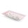 (30) rechteckige Flamingo Platte/ Teller 26x15