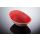 (07B) ovale Schale mit Streifen M Rot 30x21