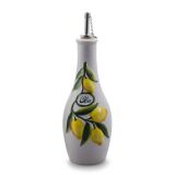 (28c) Einzelne Ölflasche Zitronendekor elite 0,5l
