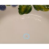 Ovale mediterrane Obstschale 33x25 II-Wahl