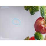 Ovale mediterrane Obstschale 33x25 II-Wahl