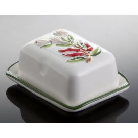 (70) Butterdose Knoblauchdekor für 125gr. Butter