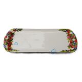 rechteckige lange Beerenplatte 41x15 cm II-Wahl