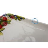 rechteckige lange Beerenplatte 41x15 cm II-Wahl