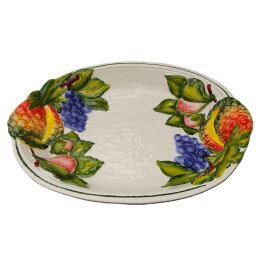 große wuchtige Obstschale Ananase 48x37 cm II-Wahl #1